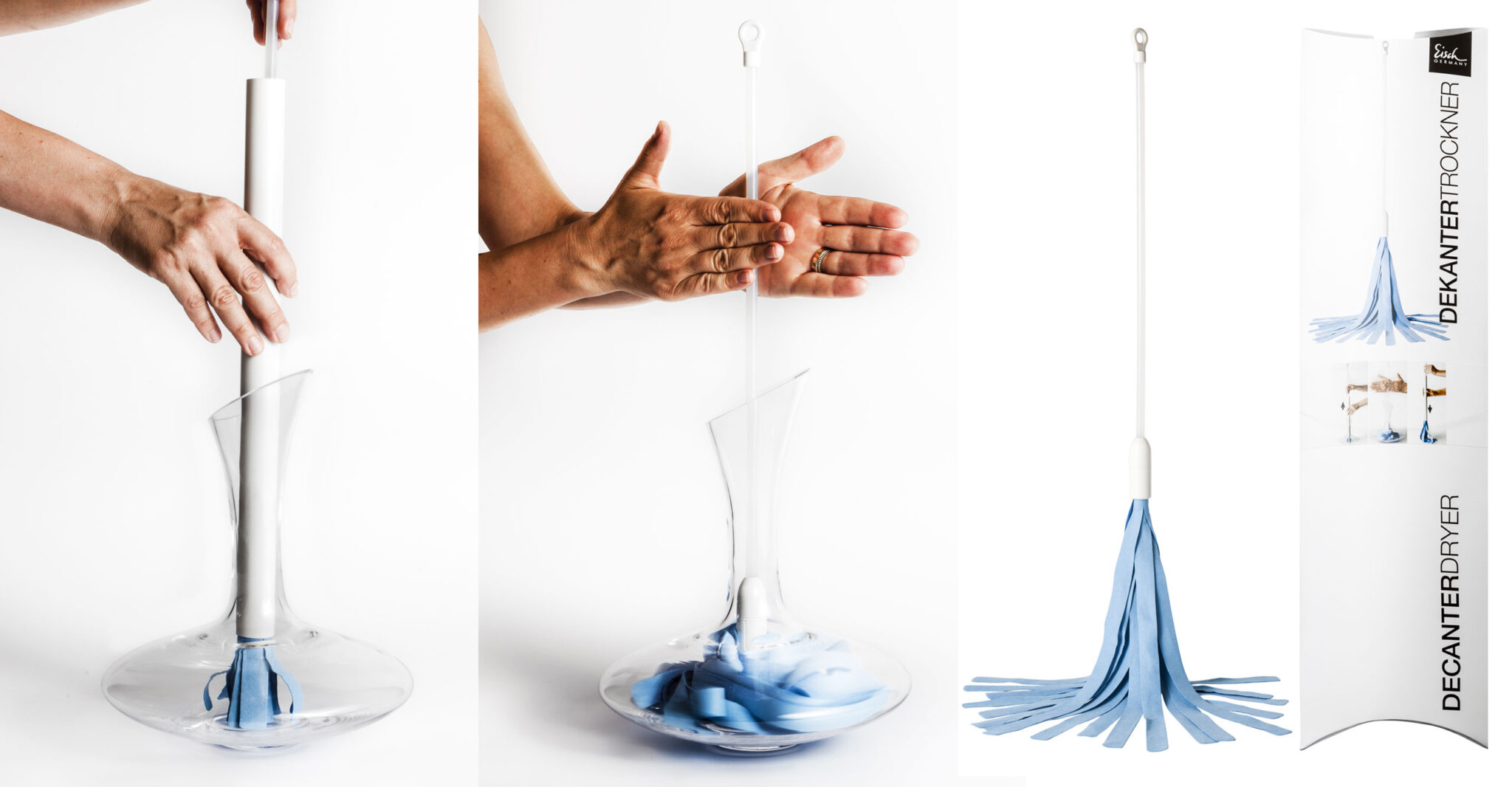 How to clean & dry a Decanter Grape to Glass